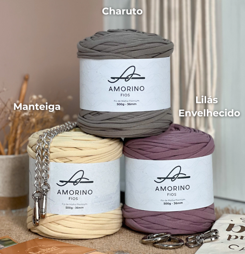 Amorino Fios Premium T-Shirt Yarn - Butter