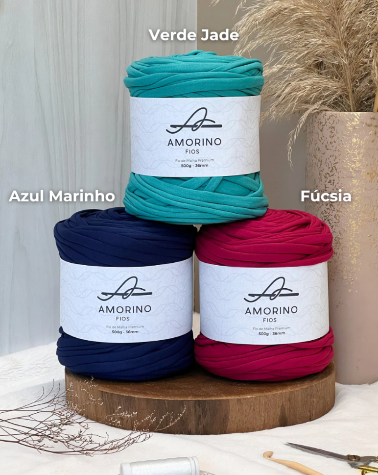 Amorino Fios Premium T-Shirt Yarn - Fuchsia