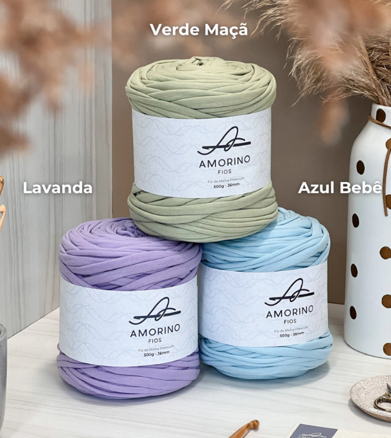 Amorino Fios Premium T-Shirt Yarn - Lavender