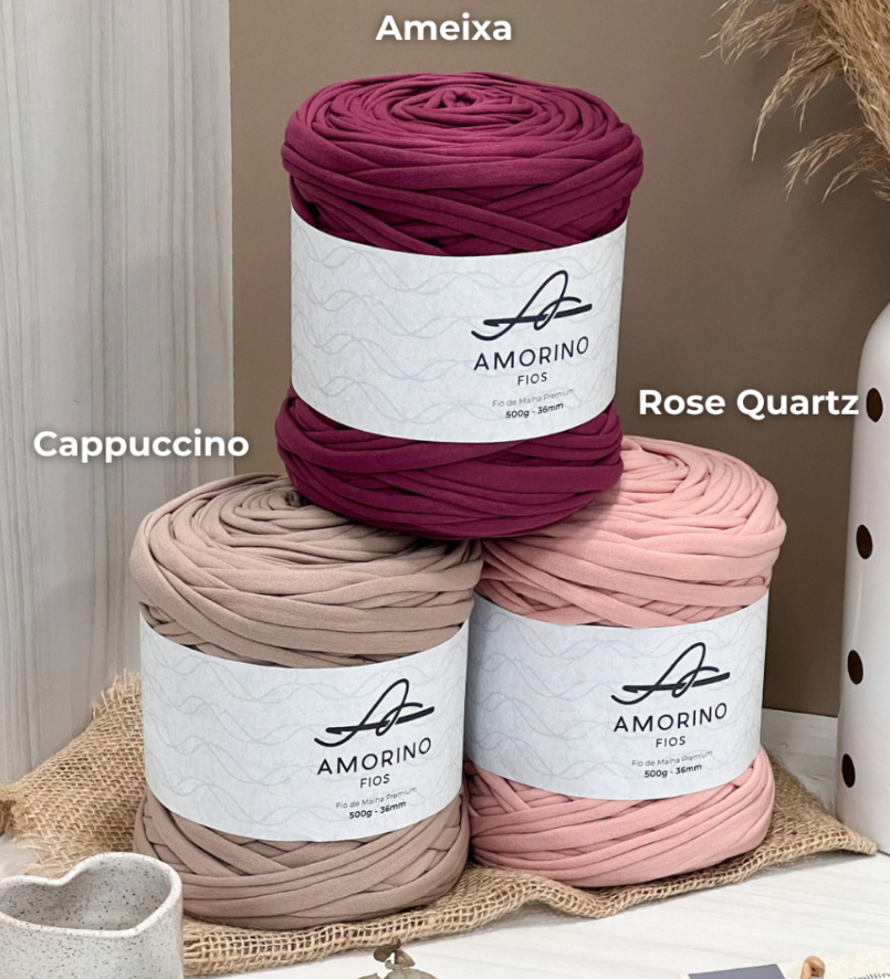 Amorino Fios Premium T-Shirt Yarn - Cappuccino