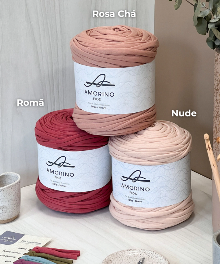 Amorino Fios Premium T-Shirt Yarn - Nude