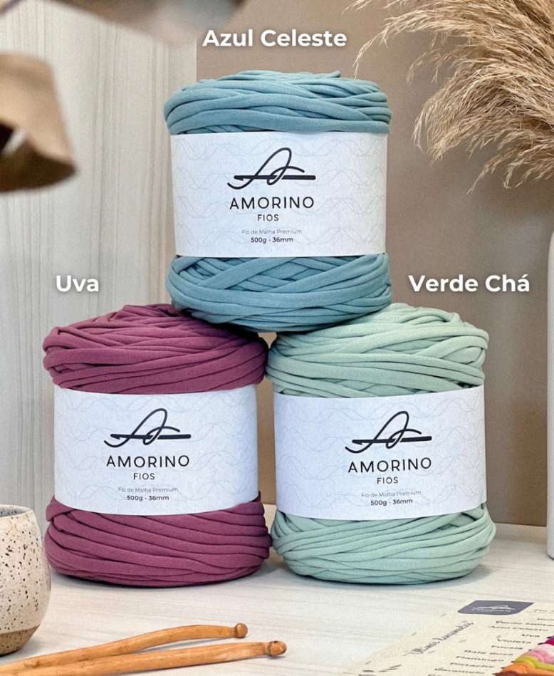 Amorino Fios Premium T-Shirt Yarn - Tea Green