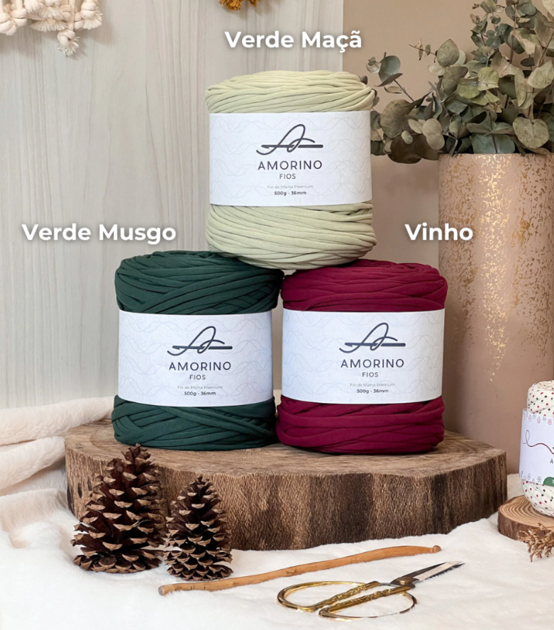 Amorino Fios Premium T-Shirt Yarn - Wine