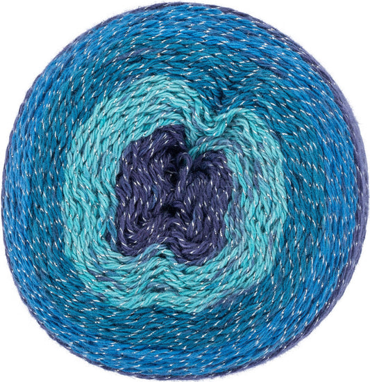 Red Heart Croquette Crochet Yarn 45g/1.5oz Shades In Tidepool