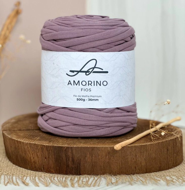 Amorino Fios Premium T-Shirt Yarn - Aged Lilac