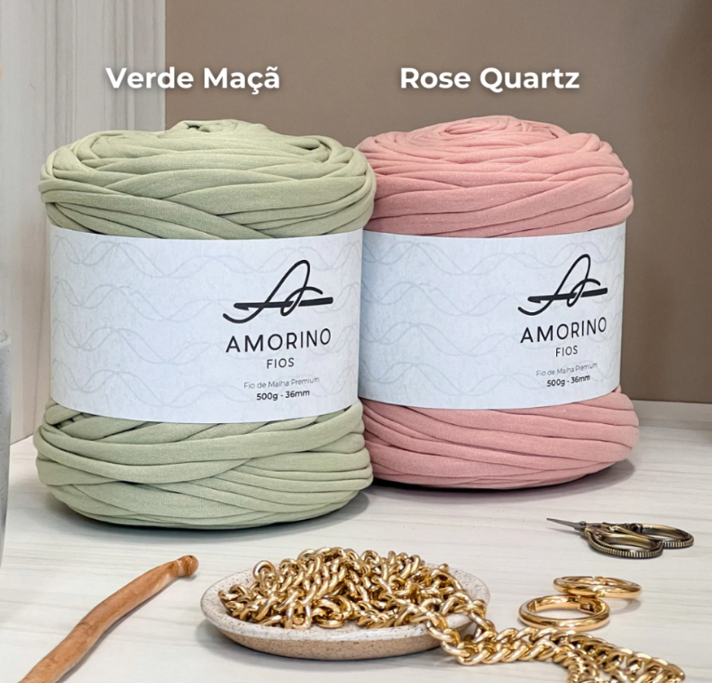 Amorino Fios Premium T-Shirt Yarn - Rose Quartz