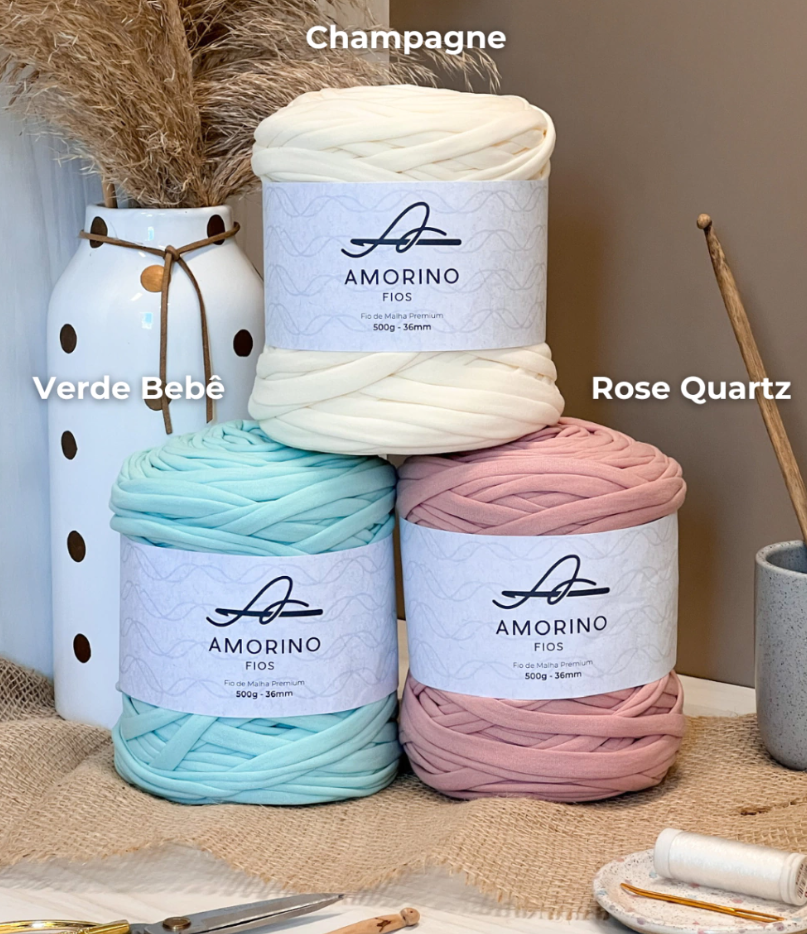 Amorino Fios Premium T-Shirt Yarn - Rose Quartz