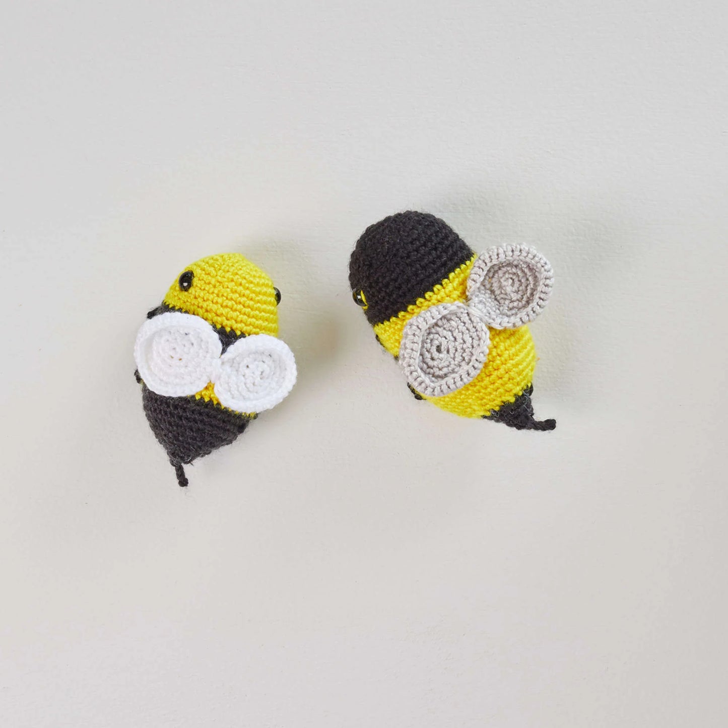 Red Heart Amigurumi Yarn Bumble Bees 3.5oz Acrylic - Makes 2 Items!