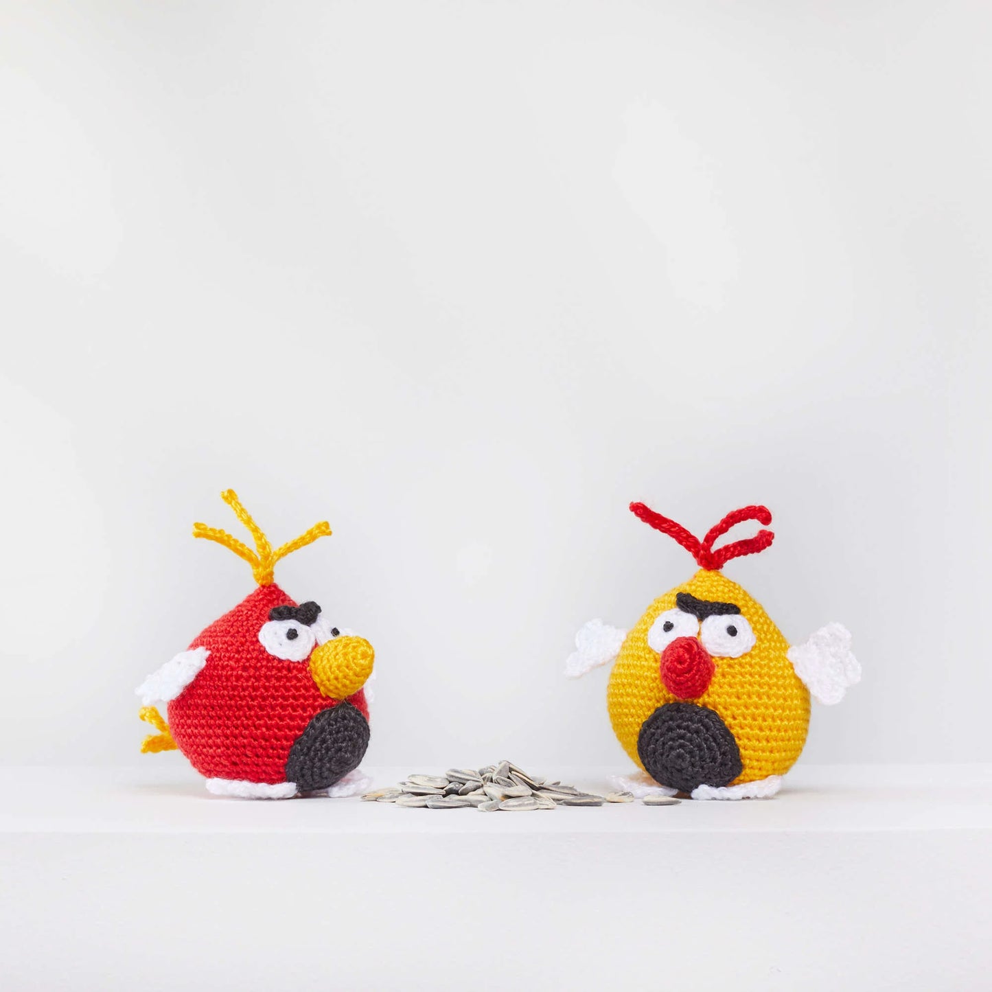 Red Heart Amigurumi Yarn Angry Birds 3.5oz Acrylic - Makes 2 Items!