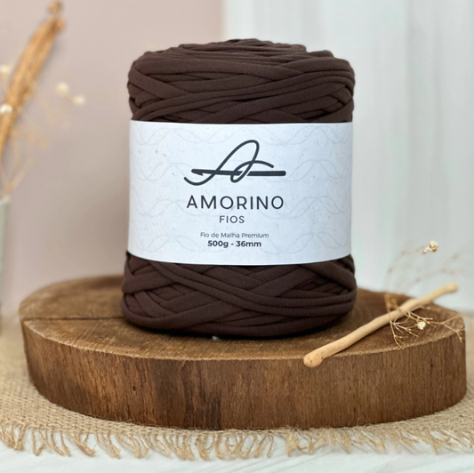 Amorino Fios Premium T-Shirt Yarn - Brown