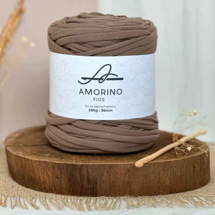 Amorino Fios Premium T-Shirt Yarn - Chocolate