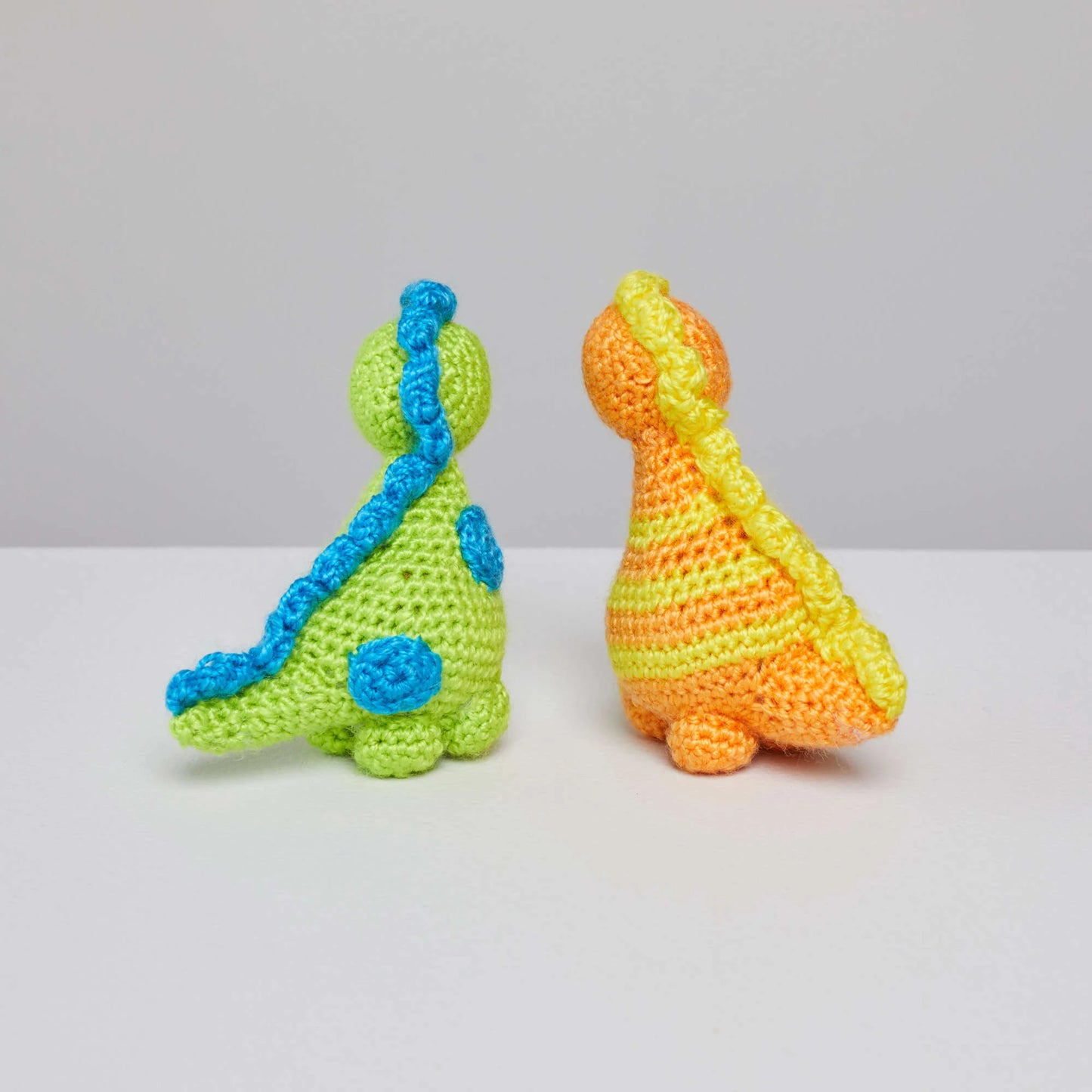 Red Heart Amigurumi Yarn Dinosaurs 3.5oz Acrylic - Makes 2 Items!