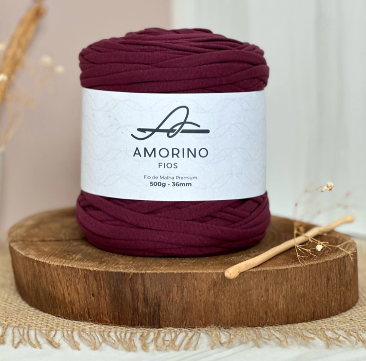 Amorino Fios Premium T-Shirt Yarn - Eggplant