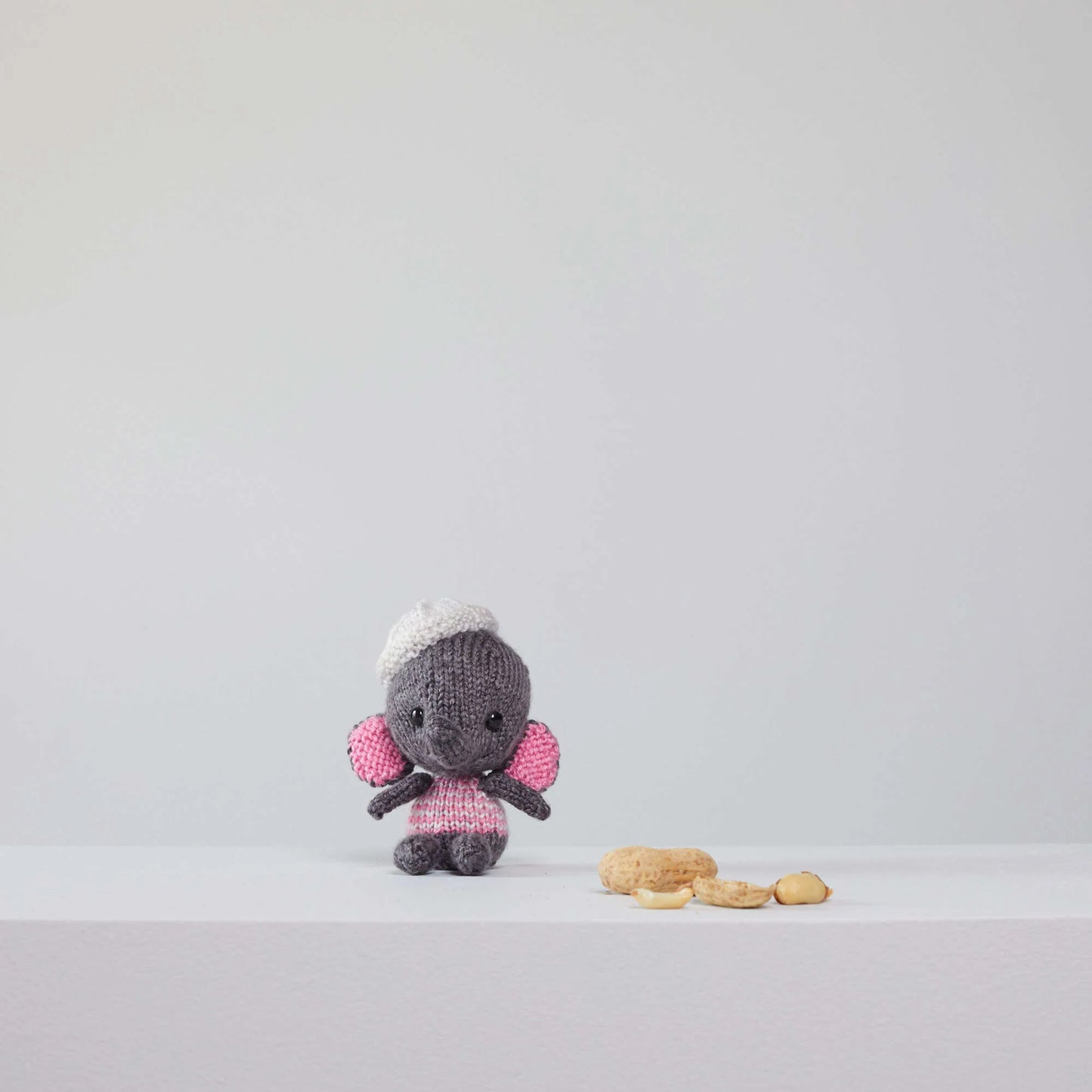 Red Heart Amigurumi Yarn Elephants 3.5oz Acrylic - Makes 2 Items!