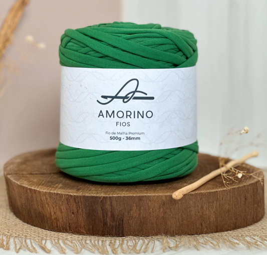 Amorino Fios Premium T-Shirt Yarn - Flag Green