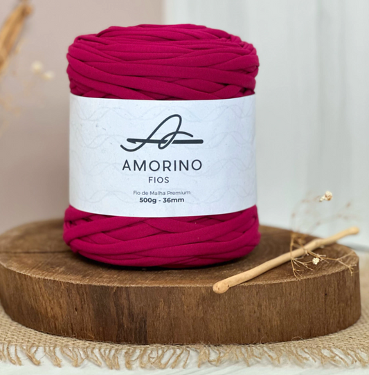 Amorino Fios Premium T-Shirt Yarn - Fuchsia