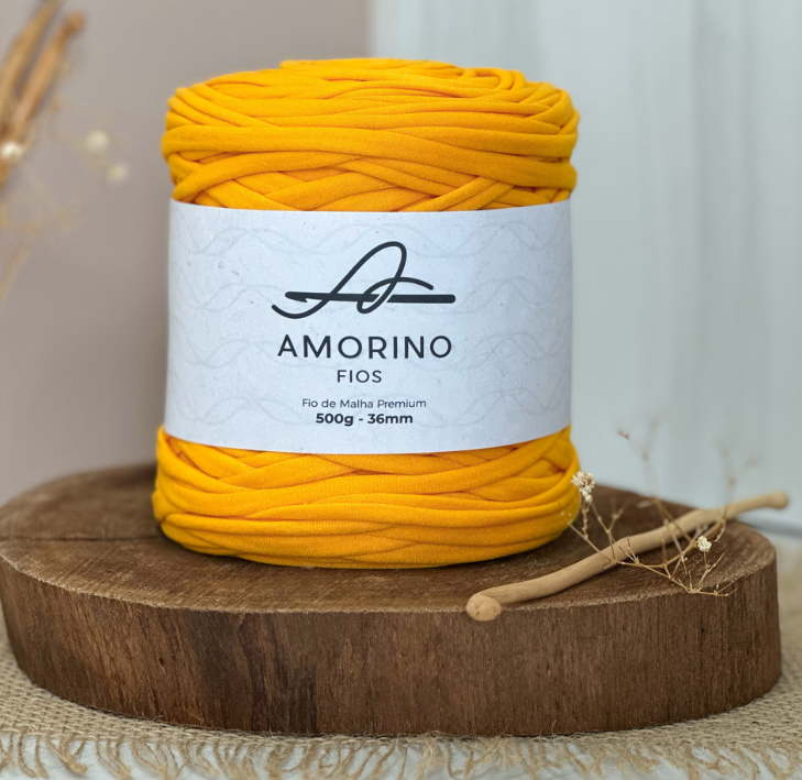 Amorino Fios Premium T-Shirt Yarn - Golden Yellow