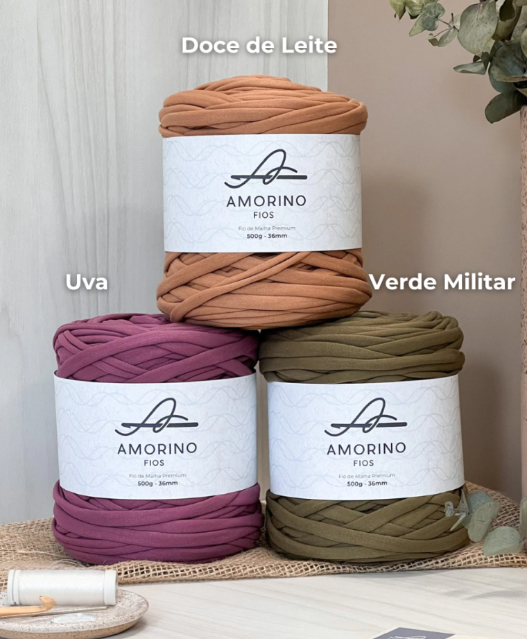 Amorino Fios Premium T-Shirt Yarn - Dulce De Leche