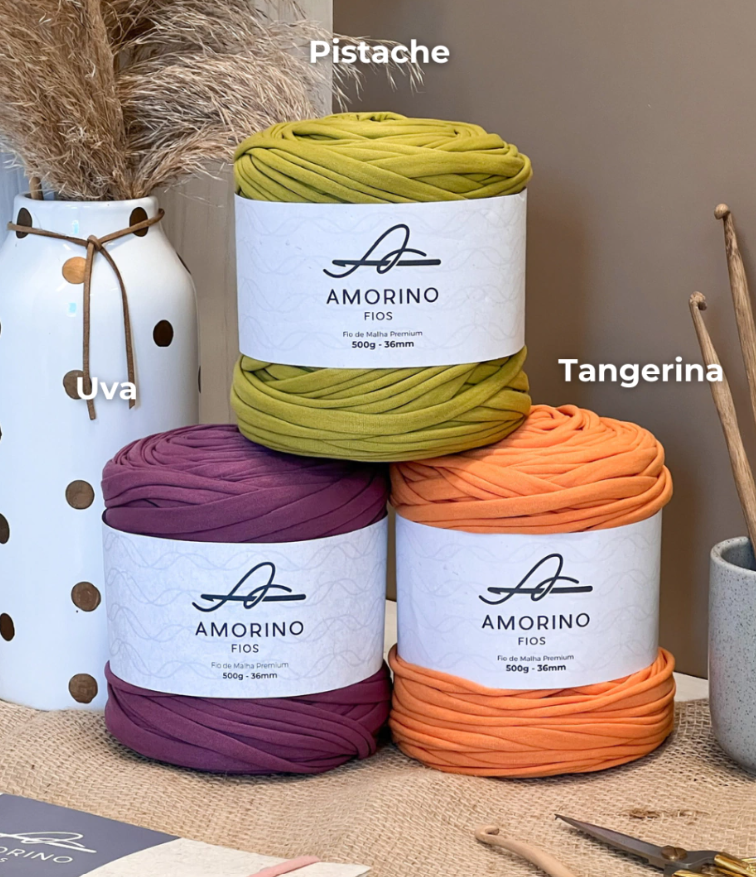 Amorino Fios Premium T-Shirt Yarn - Pistachio