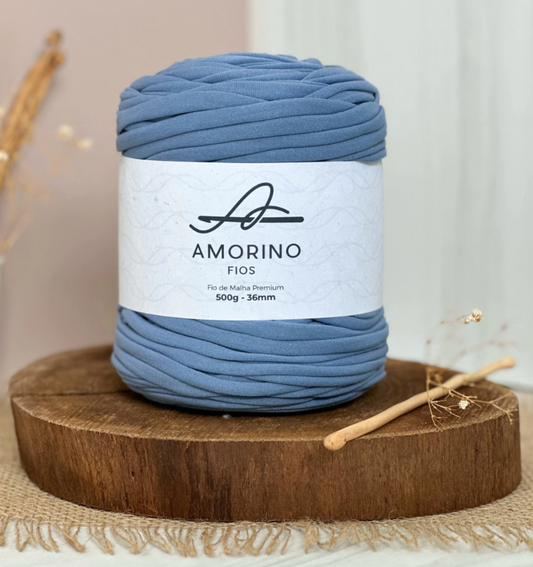 Amorino Fios Premium T-Shirt Yarn - Jean Blue