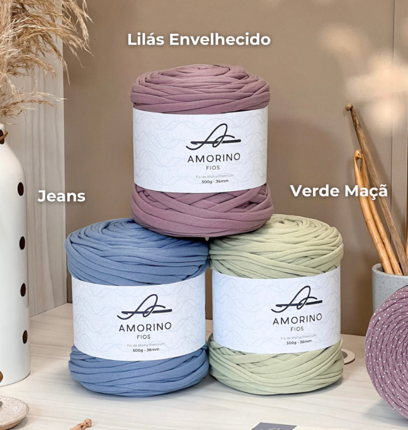 Amorino Fios Premium T-Shirt Yarn - Green Apple