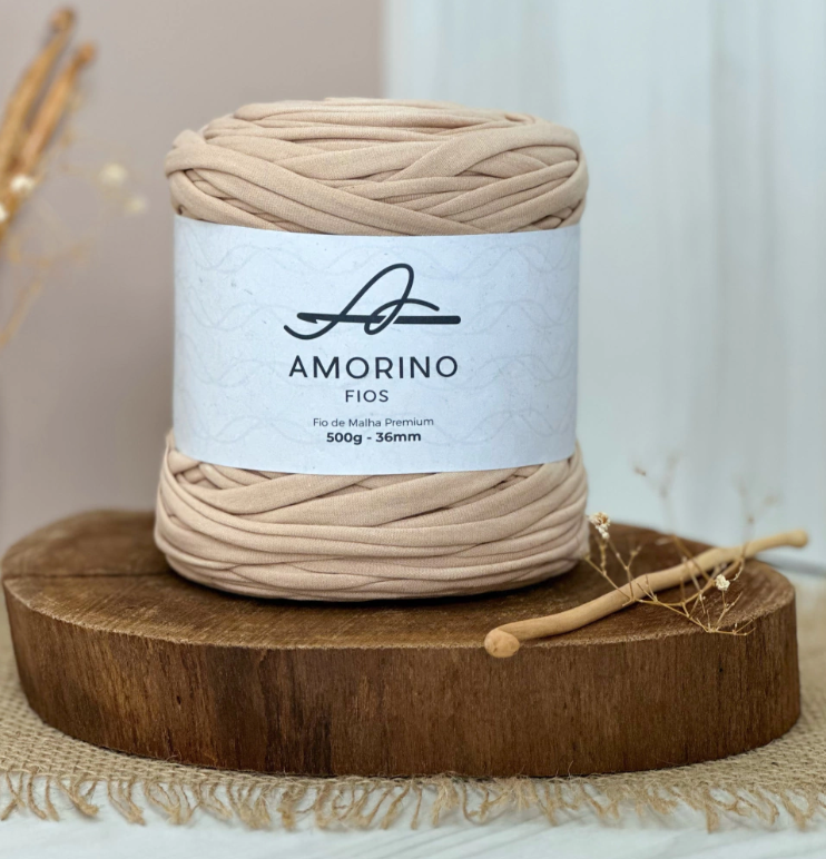 Amorino Fios Premium T-Shirt Yarn - Light Beige