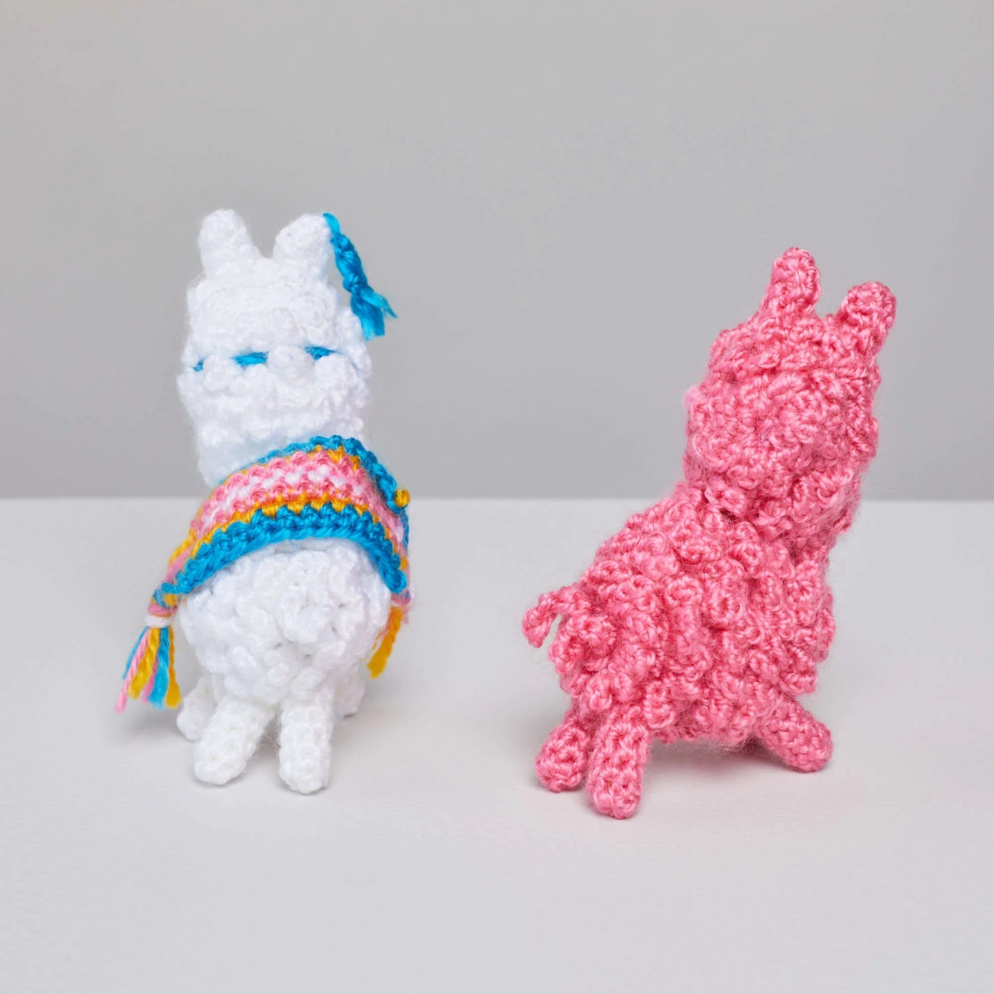 Red Heart Amigurumi Yarn Llamas 3.5oz Acrylic - Makes 2 Items!