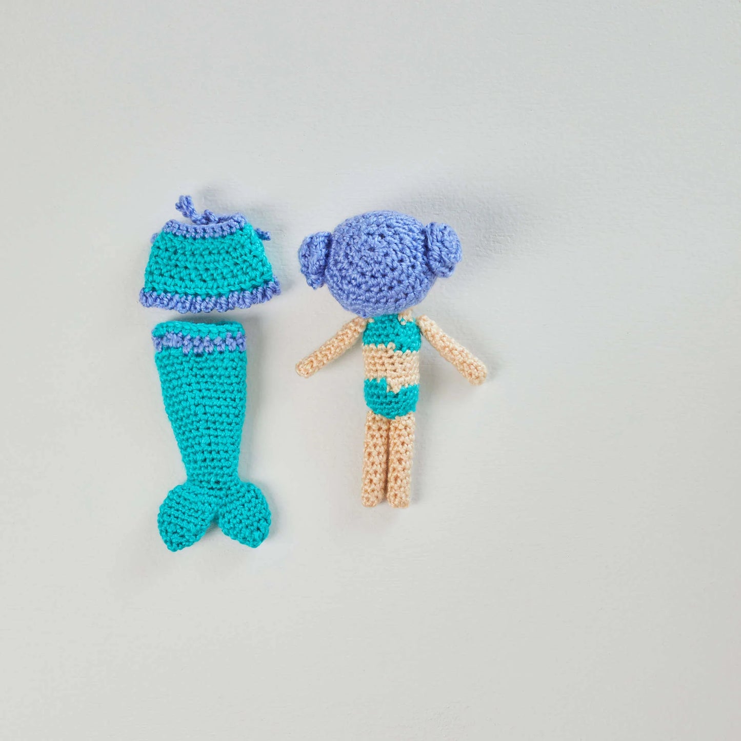 Red Heart Amigurumi Yarn Mermaids 3.5oz Acrylic - Makes 2 Items!