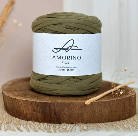 Amorino Fios Premium T-Shirt Yarn - Military Green