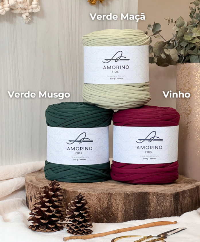 Amorino Fios Premium T-Shirt Yarn - Green Apple
