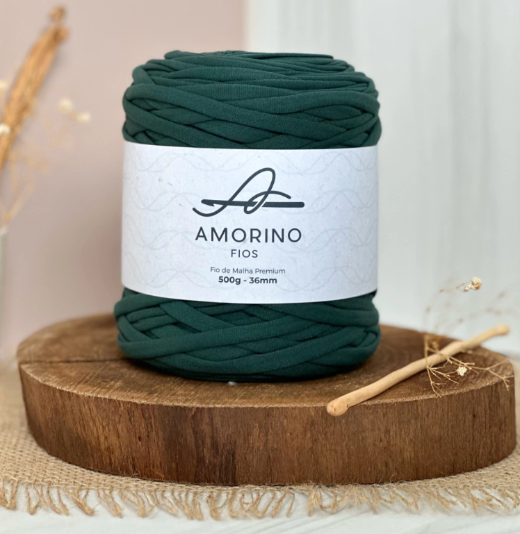 Amorino Fios Premium T-Shirt Yarn - Moss Green