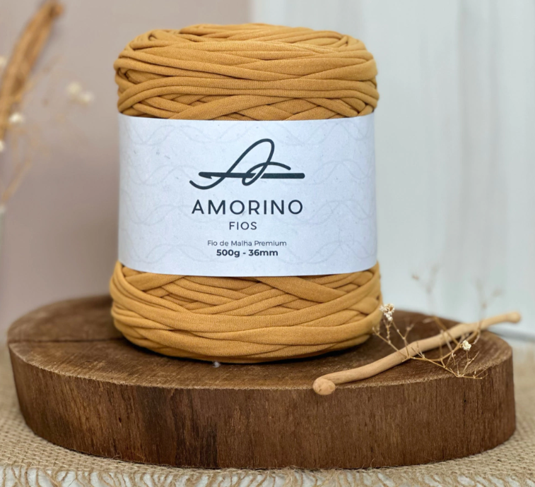 Amorino Fios Premium T-Shirt Yarn - Mustard