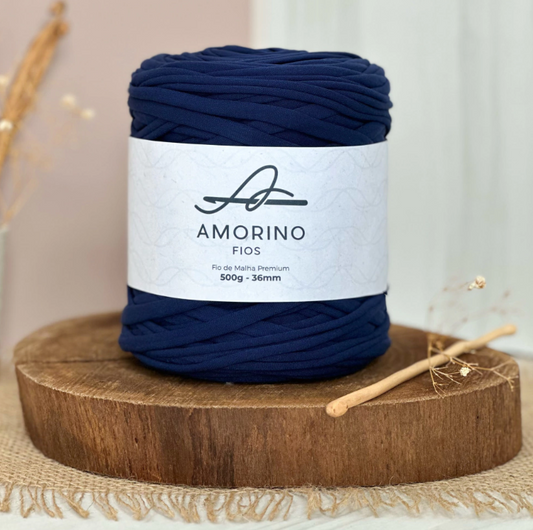 Amorino Fios Premium T-Shirt Yarn - Navy