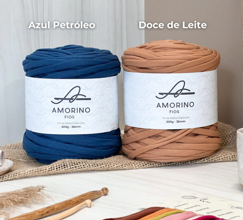 Amorino Fios Premium T-Shirt Yarn - Dulce De Leche