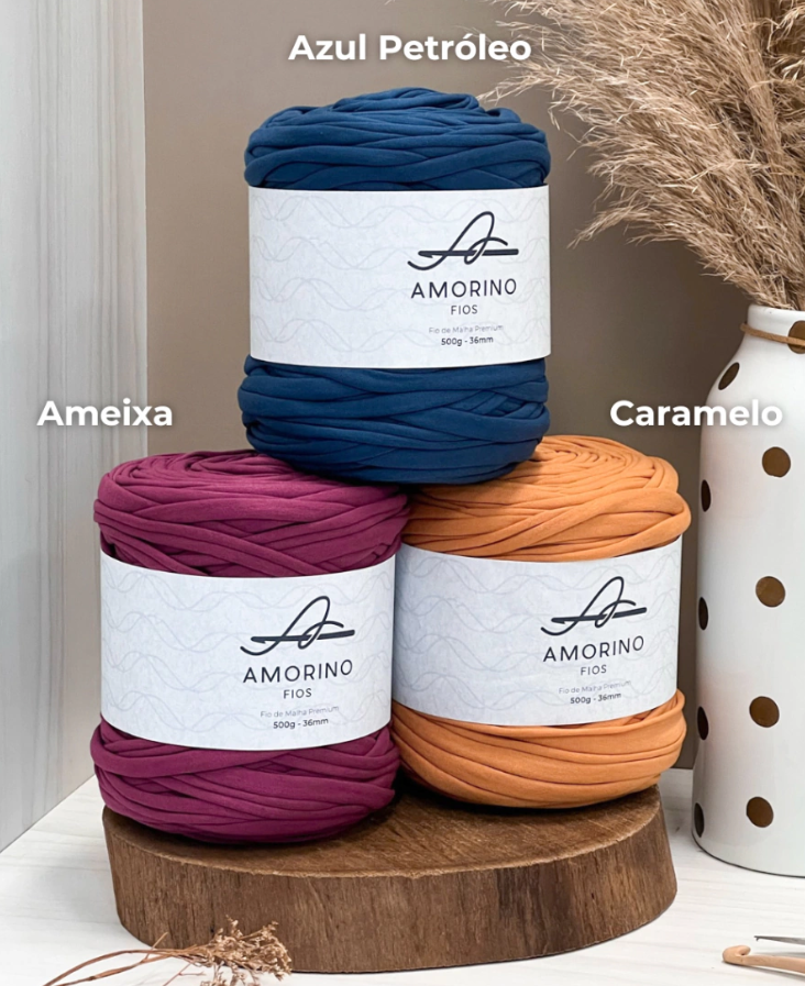 Amorino Fios Premium T-Shirt Yarn - Plum