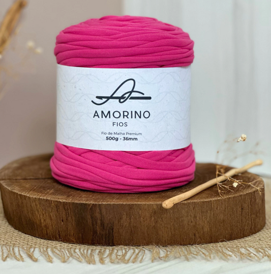 Amorino Fios Premium T-Shirt Yarn - Pink