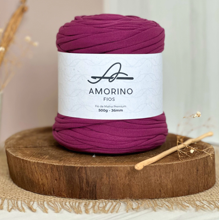 Amorino Fios Premium T-Shirt Yarn - Plum
