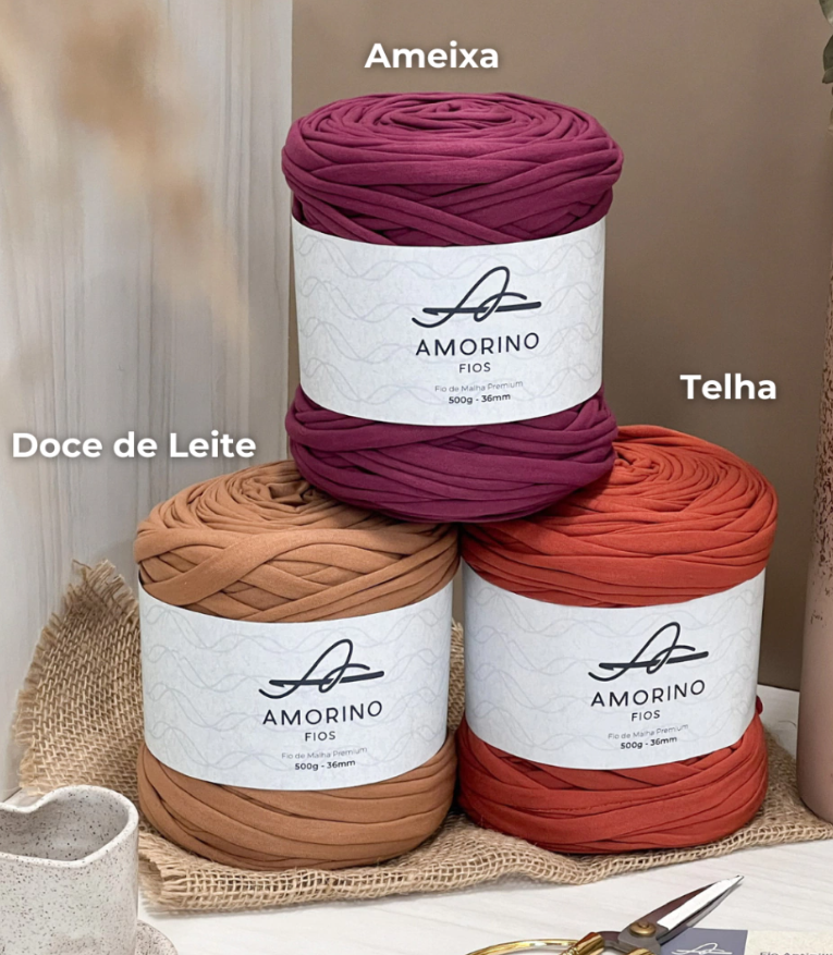 Amorino Fios Premium T-Shirt Yarn - Plum
