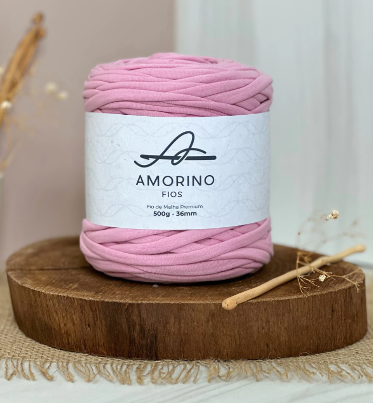 Amorino Fios Premium T-Shirt Yarn - Rosy