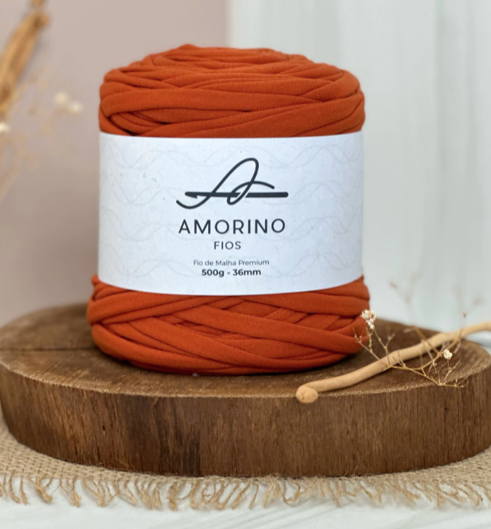 Amorino Fios Premium T-Shirt Yarn - Rust