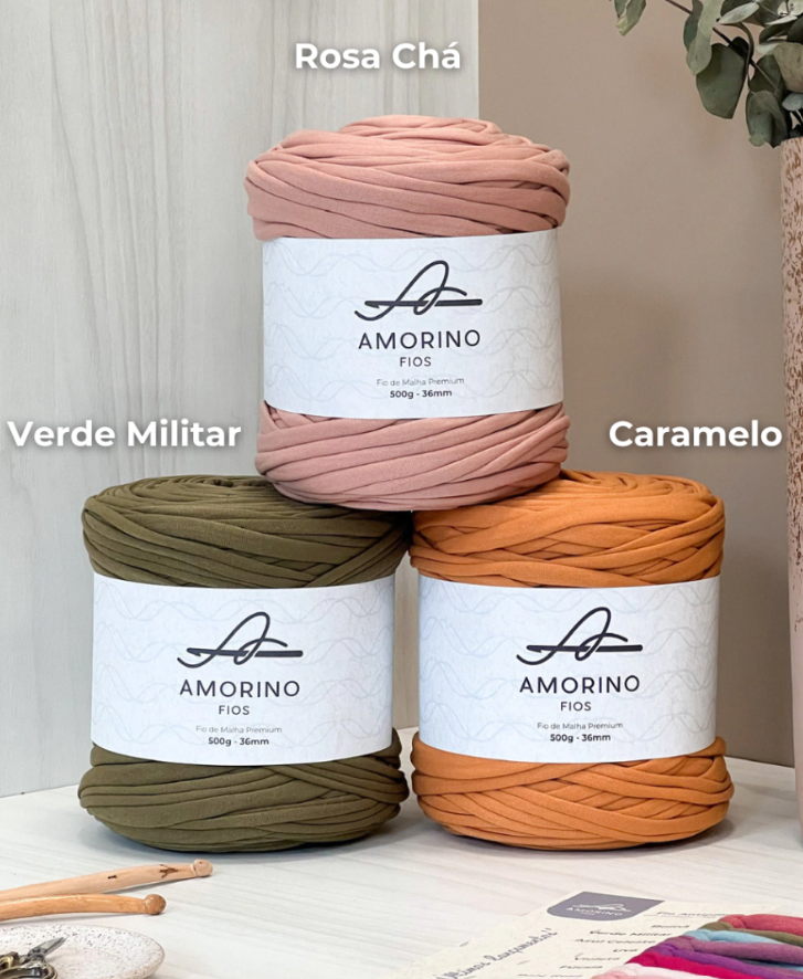 Amorino Fios Premium T-Shirt Yarn - Caramel