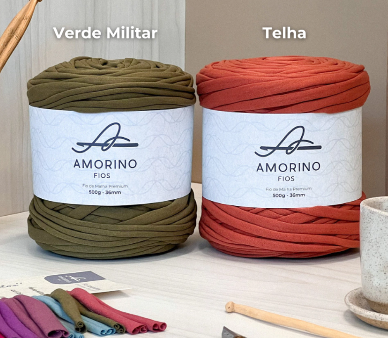 Amorino Fios Premium T-Shirt Yarn - Tile