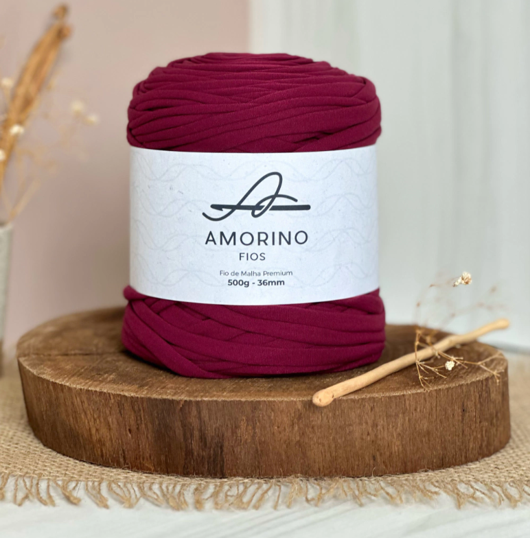 Amorino Fios Premium T-Shirt Yarn - Wine